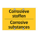 Corrosieve stoffen - Corrosive substances
