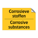 Corrosieve stoffen - Corrosive substances