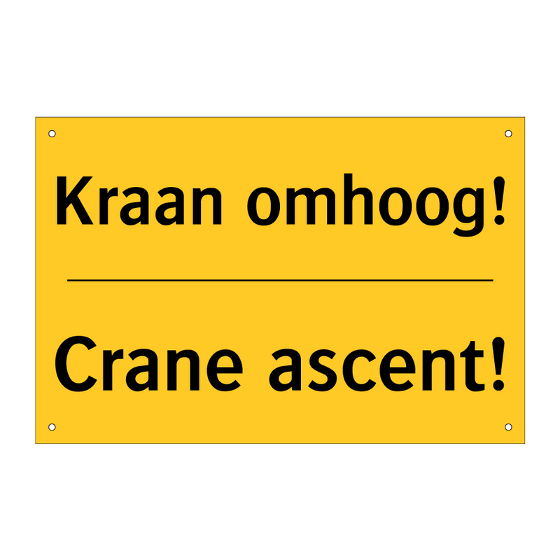 Kraan omhoog! - Crane ascent!