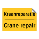 Kraanreparatie - Crane repair