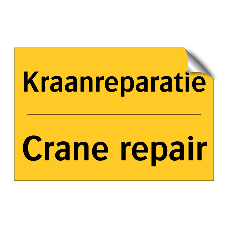 Kraanreparatie - Crane repair
