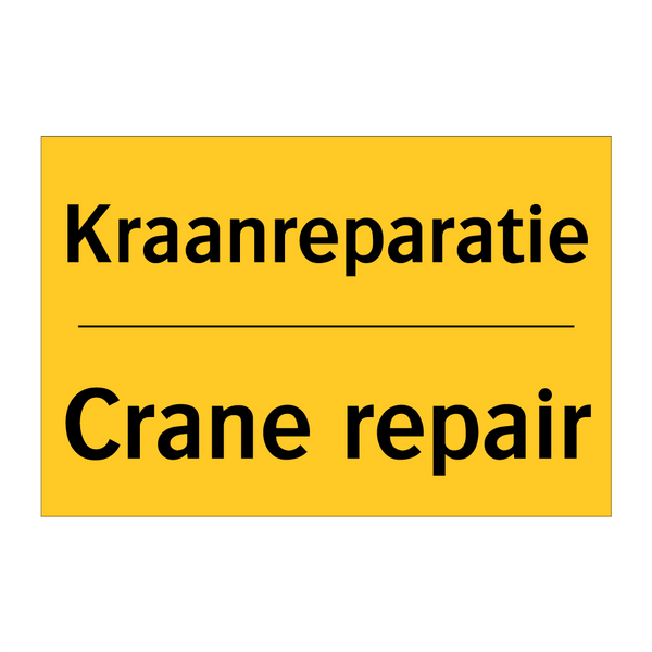 Kraanreparatie - Crane repair