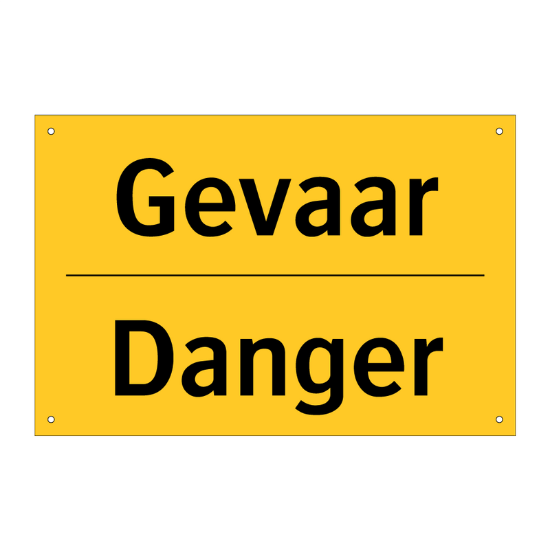 Gevaar - Danger