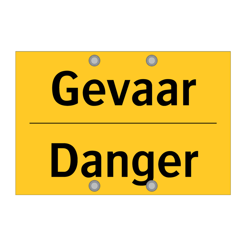 Gevaar - Danger
