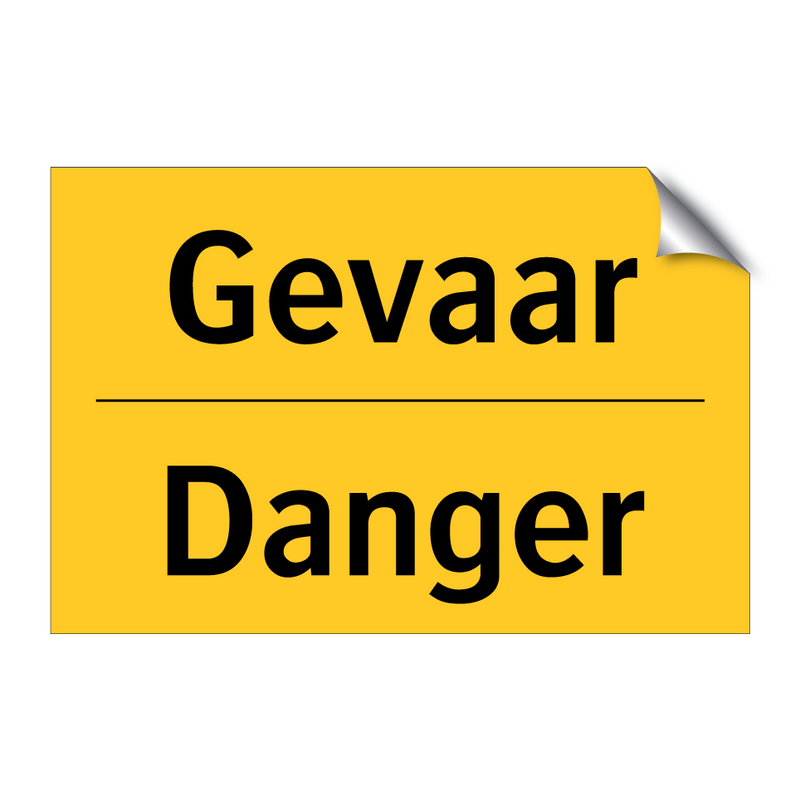 Gevaar - Danger