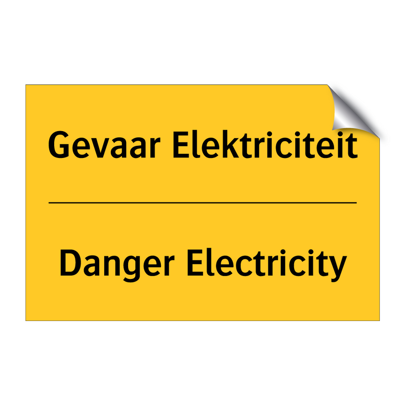 Gevaar Elektriciteit - Danger Electricity