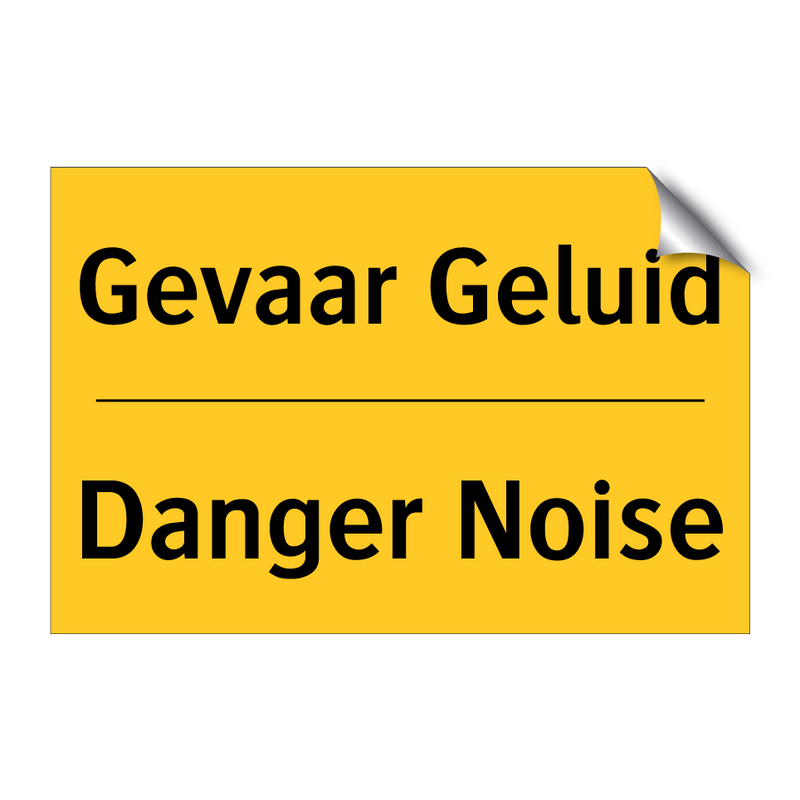 Gevaar Geluid - Danger Noise