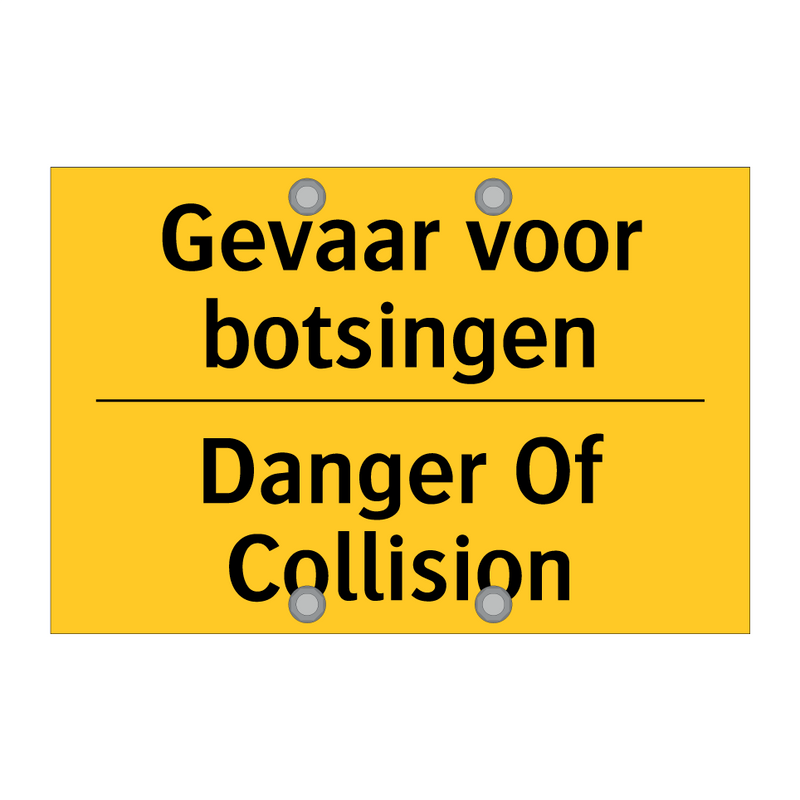 Gevaar voor botsingen - Danger Of Collision