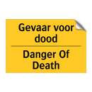 Gevaar voor dood - Danger Of Death