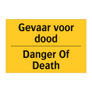 Gevaar voor dood - Danger Of Death