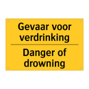 Gevaar voor verdrinking - Danger of drowning