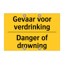 Gevaar voor verdrinking - Danger of drowning