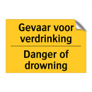 Gevaar voor verdrinking - Danger of drowning