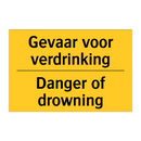 Gevaar voor verdrinking - Danger of drowning