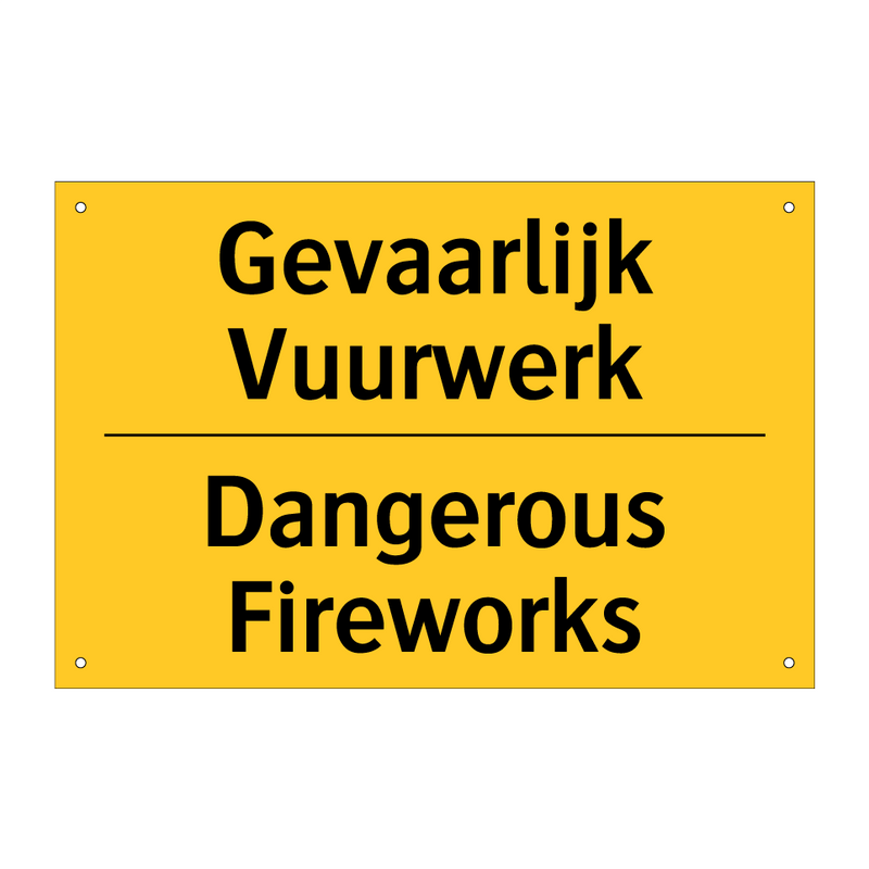 Gevaarlijk Vuurwerk - Dangerous Fireworks