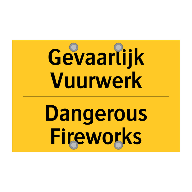 Gevaarlijk Vuurwerk - Dangerous Fireworks