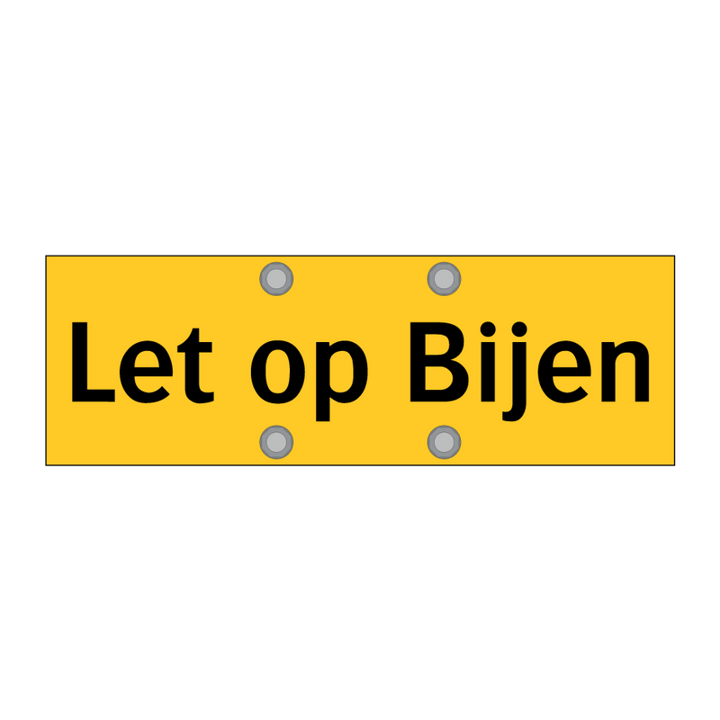 Let op Bijen