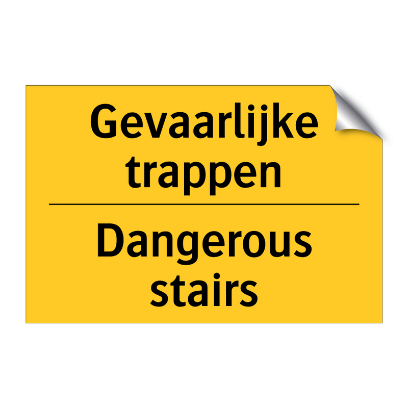 Gevaarlijke trappen - Dangerous stairs