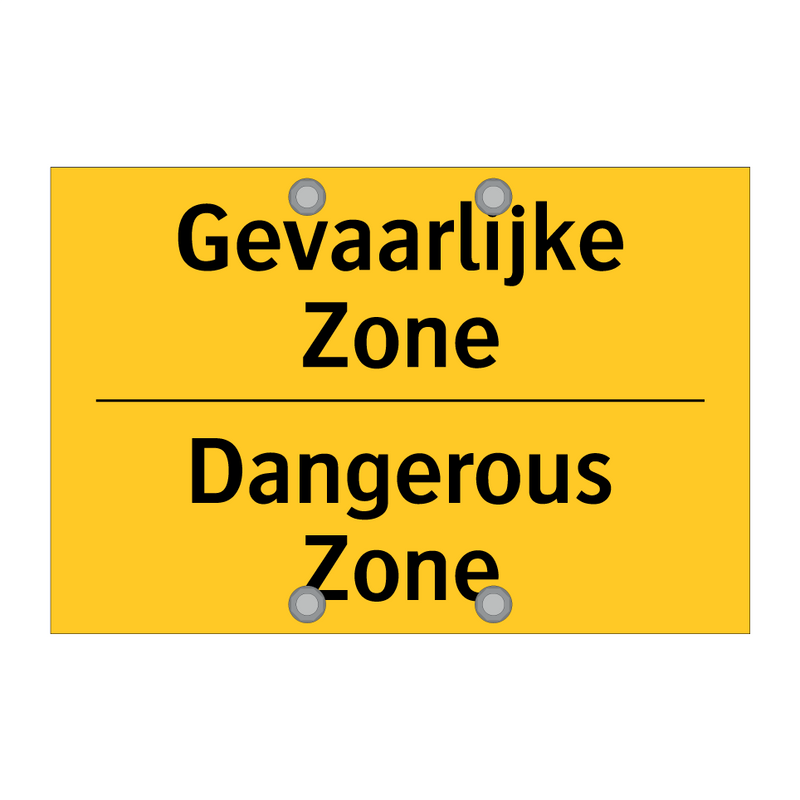 Gevaarlijke Zone - Dangerous Zone