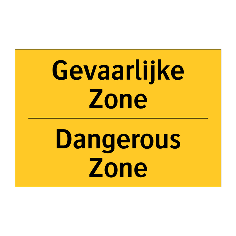 Gevaarlijke Zone - Dangerous Zone