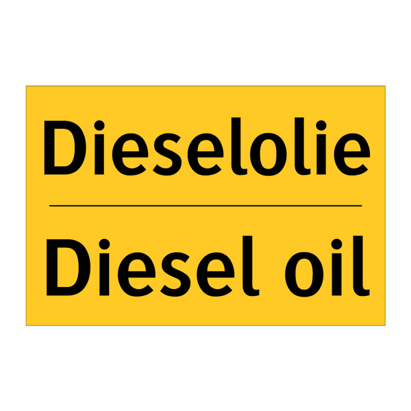 Dieselolie - Diesel oil