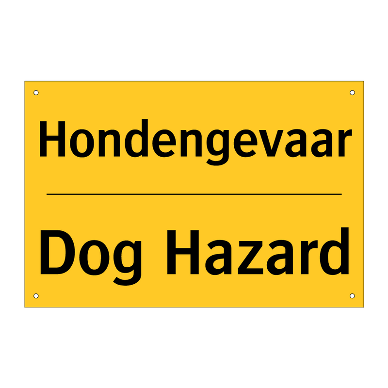 Hondengevaar - Dog Hazard