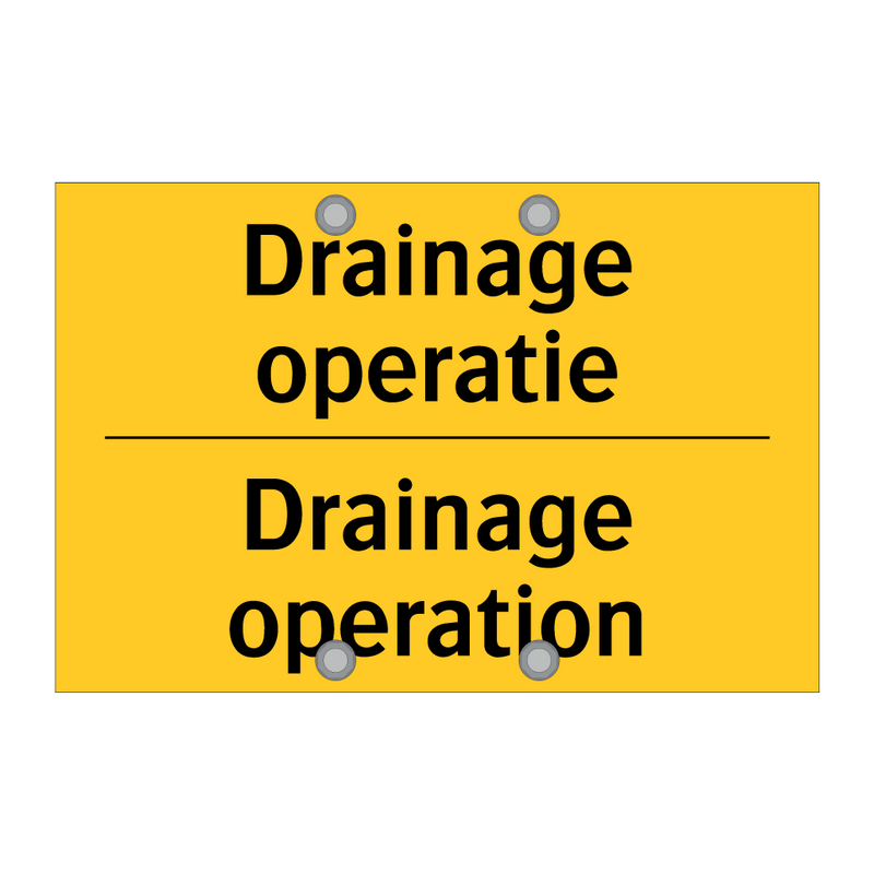Drainage operatie - Drainage operation