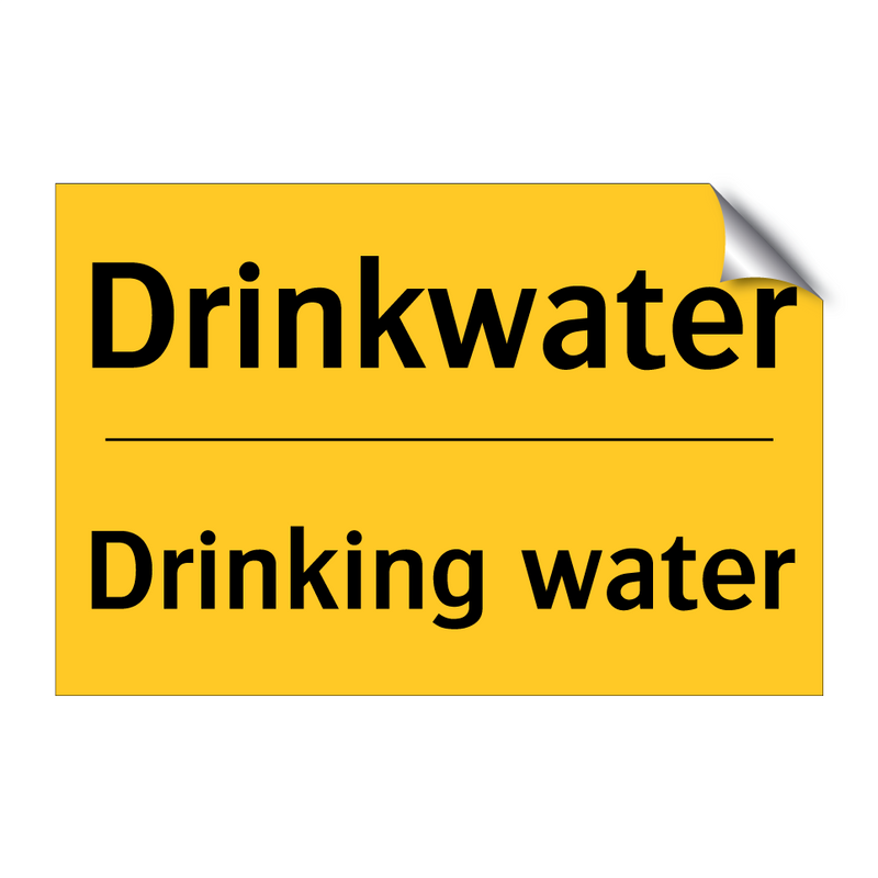 Drinkwater - Drinking water