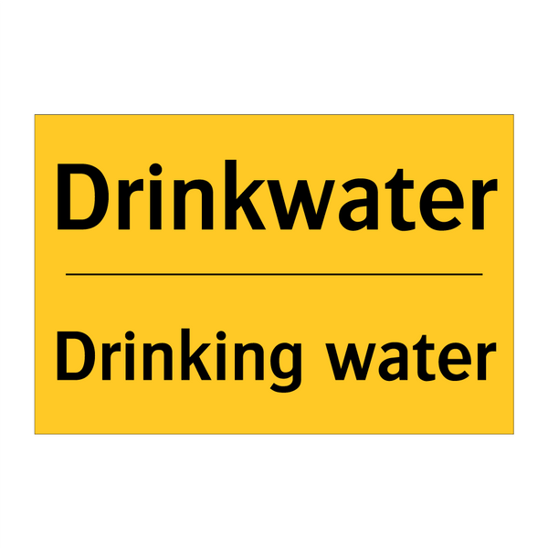 Drinkwater - Drinking water