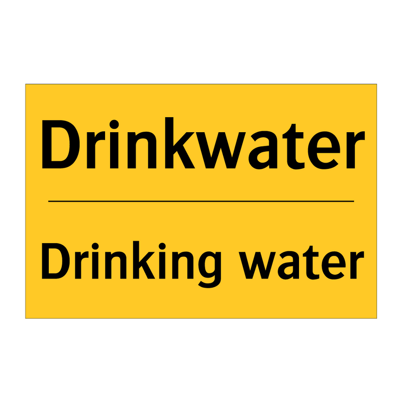 Drinkwater - Drinking water