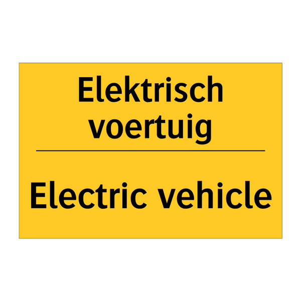Elektrisch voertuig - Electric vehicle