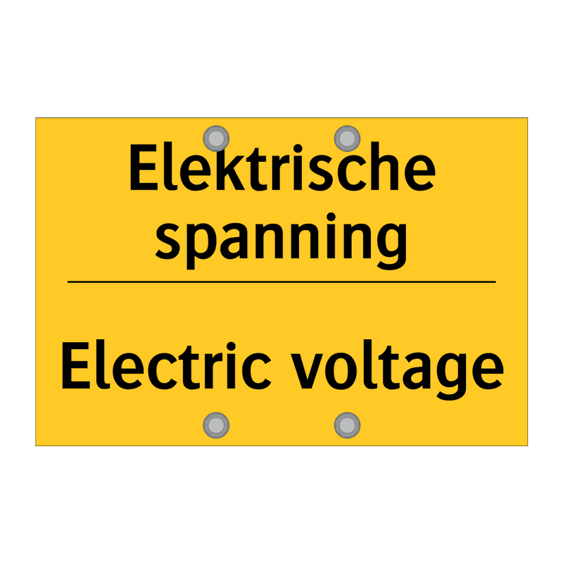 Elektrische spanning - Electric voltage