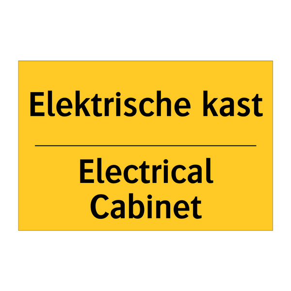 Elektrische kast - Electrical Cabinet