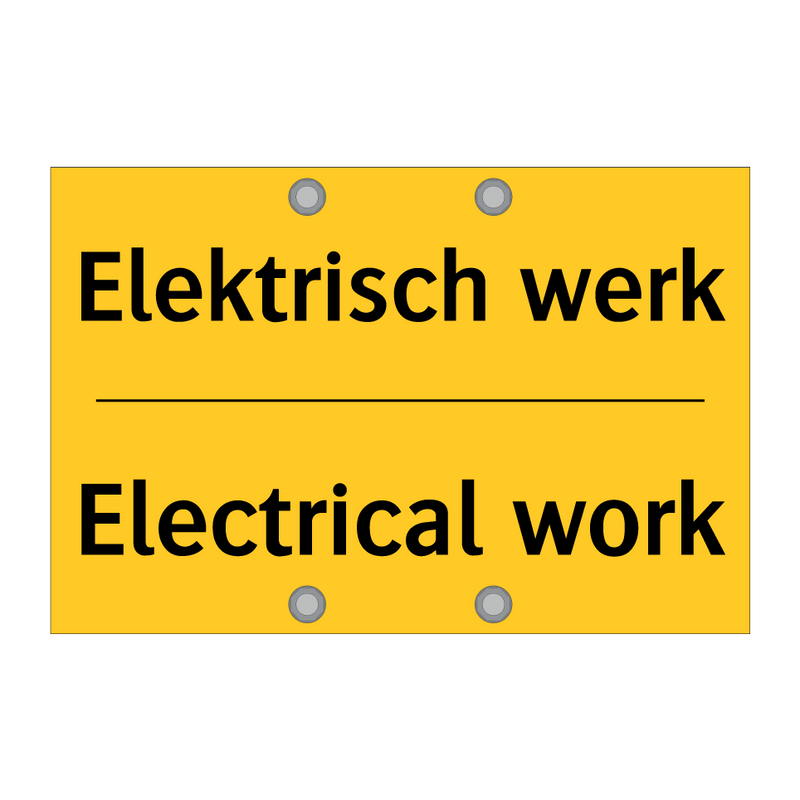Elektrisch werk - Electrical work