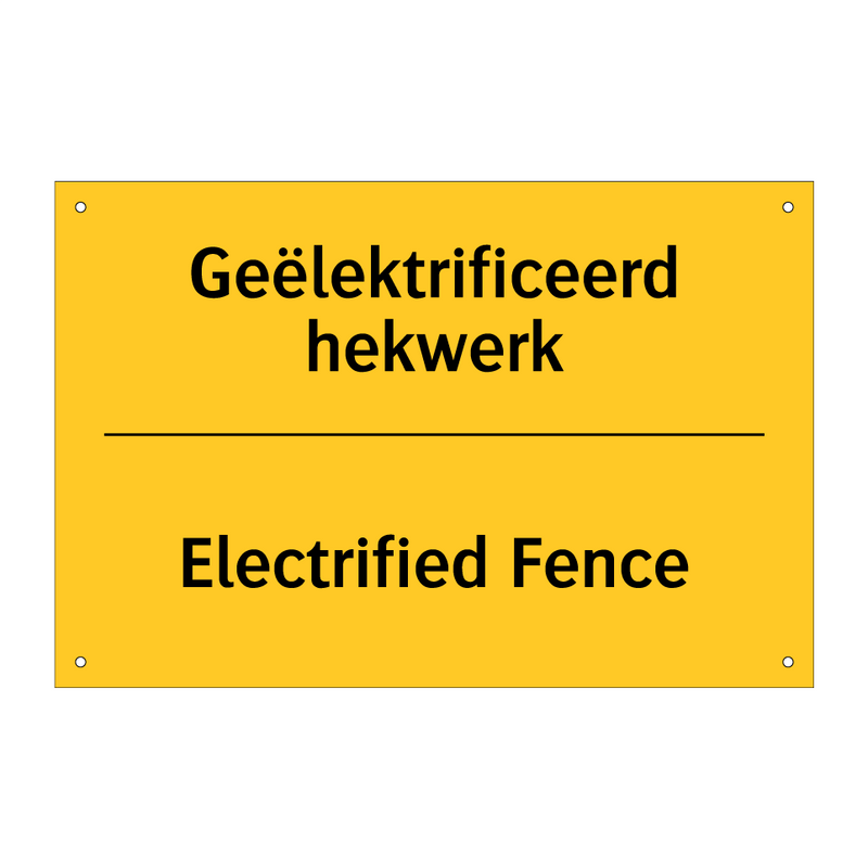 Geëlektrificeerd hekwerk - Electrified Fence