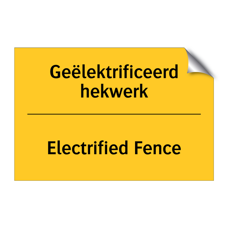 Geëlektrificeerd hekwerk - Electrified Fence