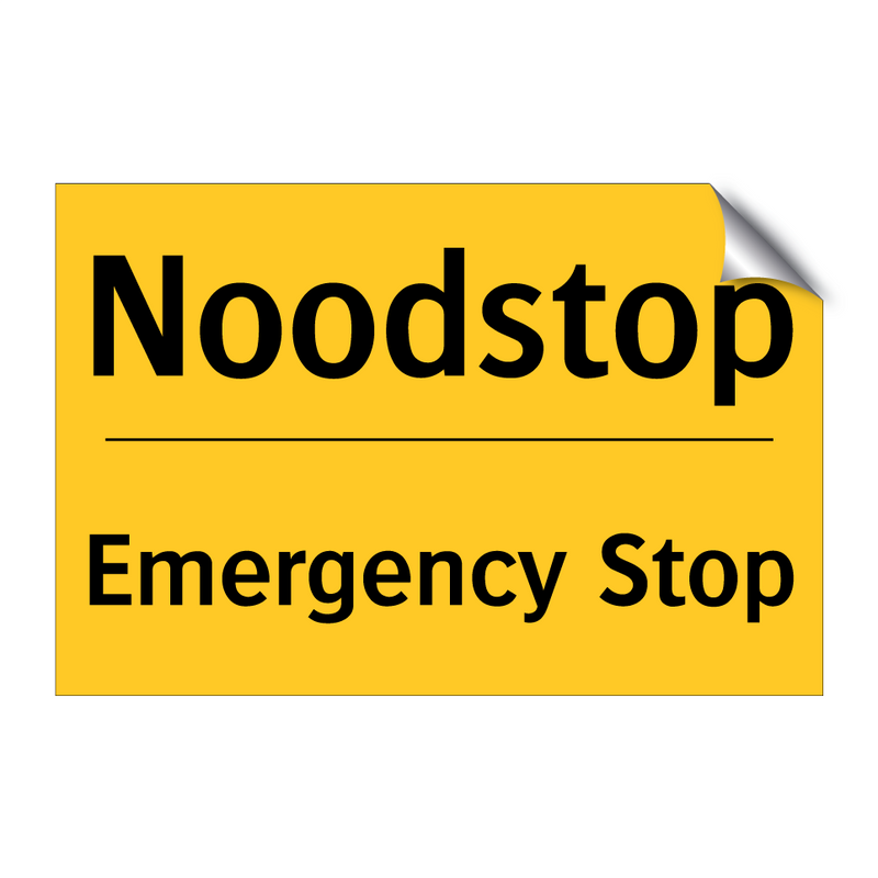 Noodstop - Emergency Stop