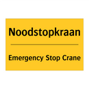 Noodstopkraan - Emergency Stop Crane