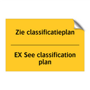 Zie classificatieplan - EX See classification plan