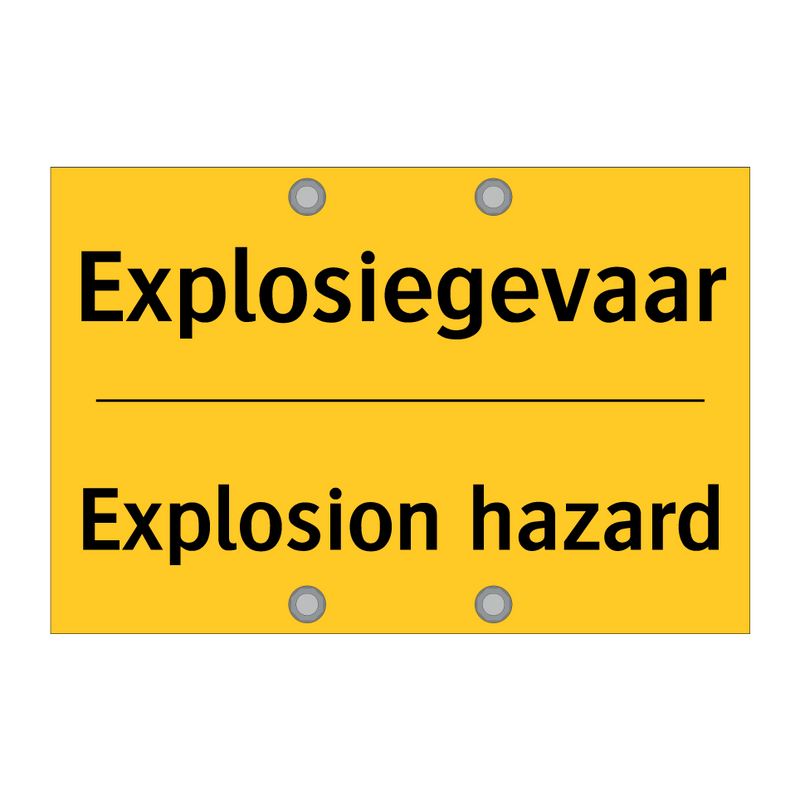 Explosiegevaar - Explosion hazard