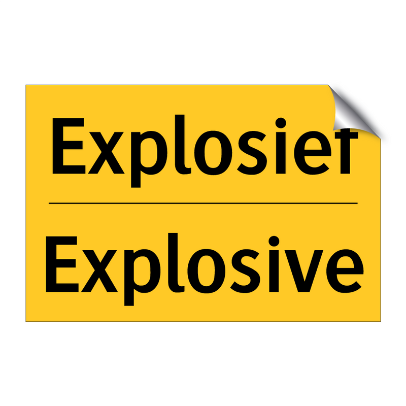 Explosief - Explosive