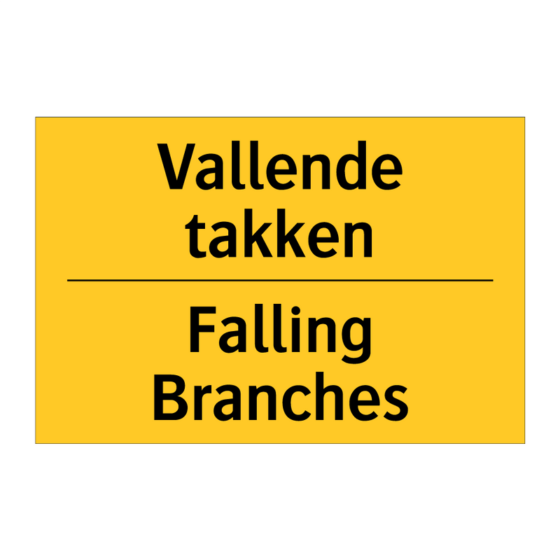 Vallende takken - Falling Branches