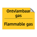 Ontvlambaar gas - Flammable gas
