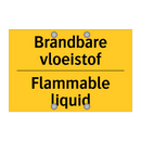 Brandbare vloeistof - Flammable liquid