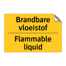 Brandbare vloeistof - Flammable liquid