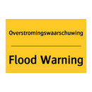 Overstromingswaarschuwing - Flood Warning