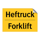 Heftruck - Forklift