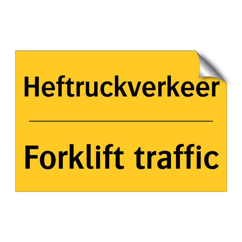Heftruckverkeer - Forklift traffic