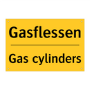 Gasflessen - Gas cylinders