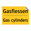 Gasflessen - Gas cylinders